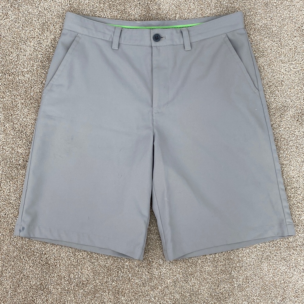 Silver Golf Shorts